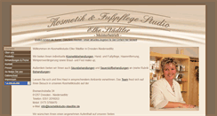 Desktop Screenshot of kosmetikstudio-staedtler.de